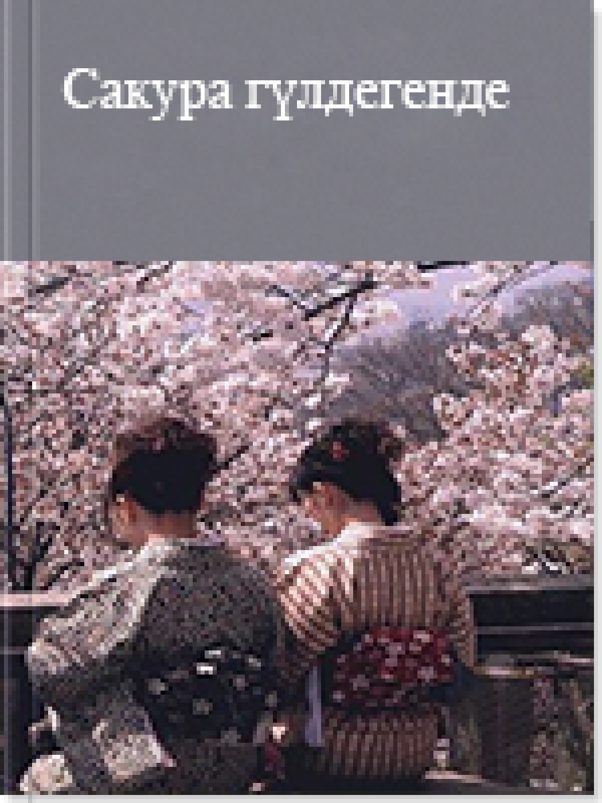 Сакура гүлдегенде