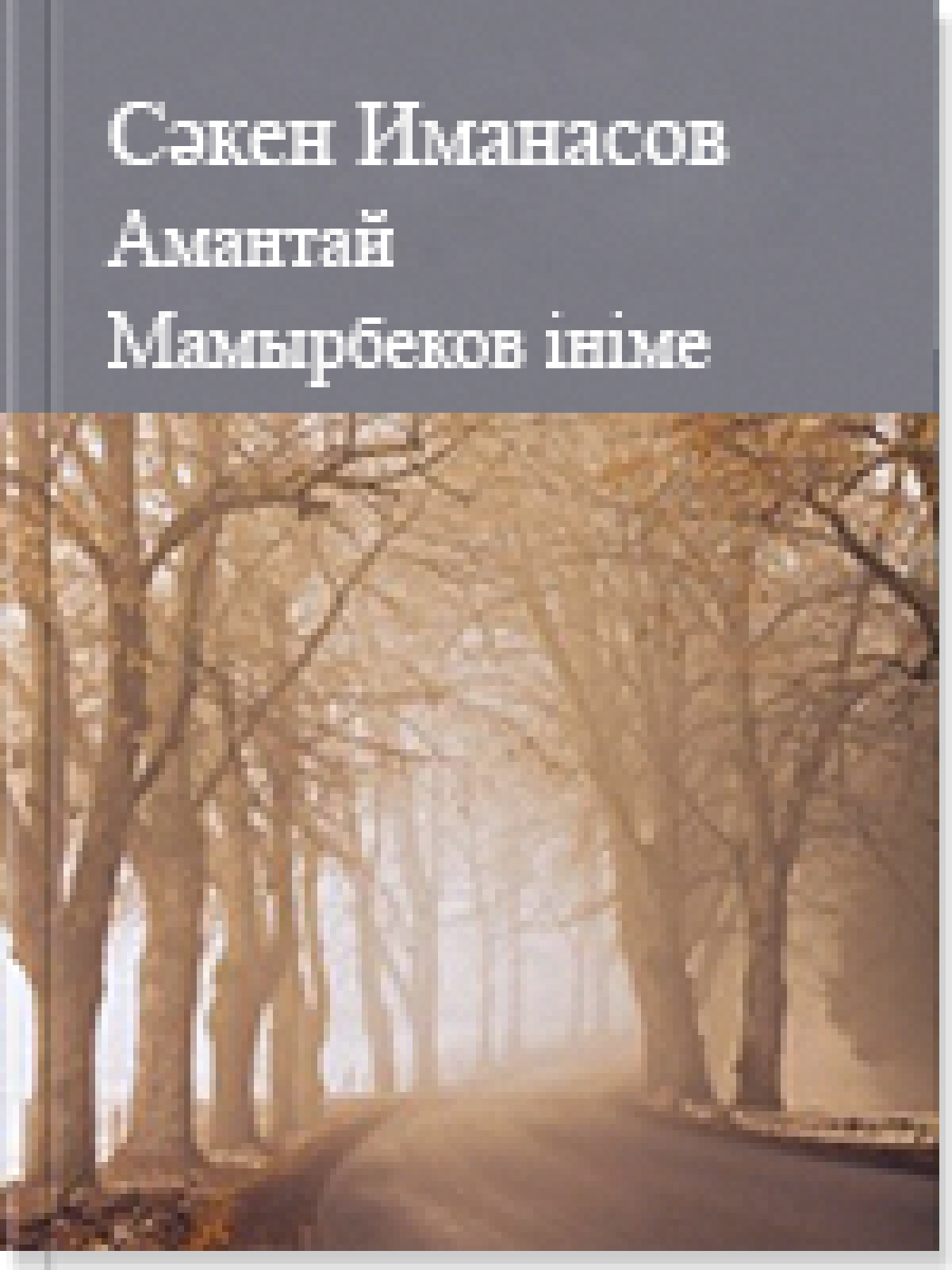 Амантай Мамырбеков ініме